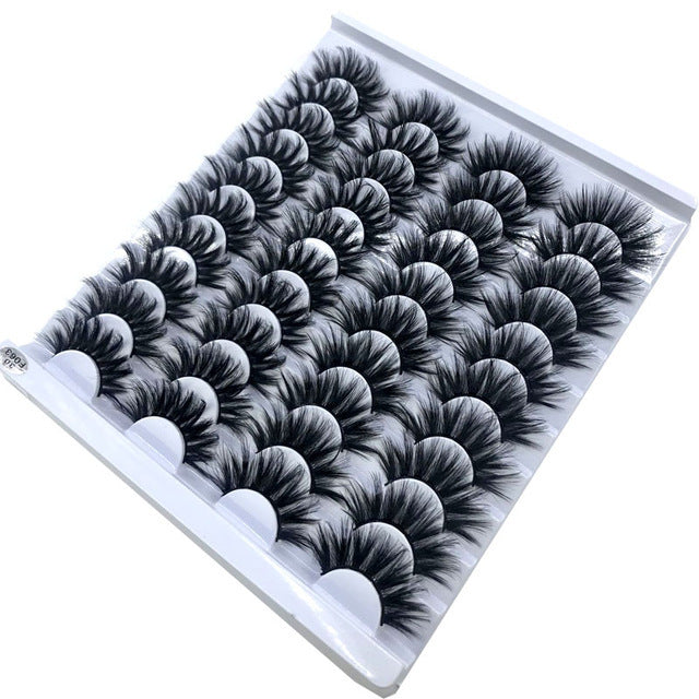 NEW 20 Pairs 8-25mm Fake Eyelashes 100 Mink Eyelashes Mink NEW 20 Pairs 8-25mm Fake Eyelashes 100 Mink Eyelashes Mink